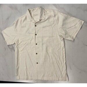 Vintage Tommy Bahama Silk Thirst Responder Short Sleeve Button Down size Medium